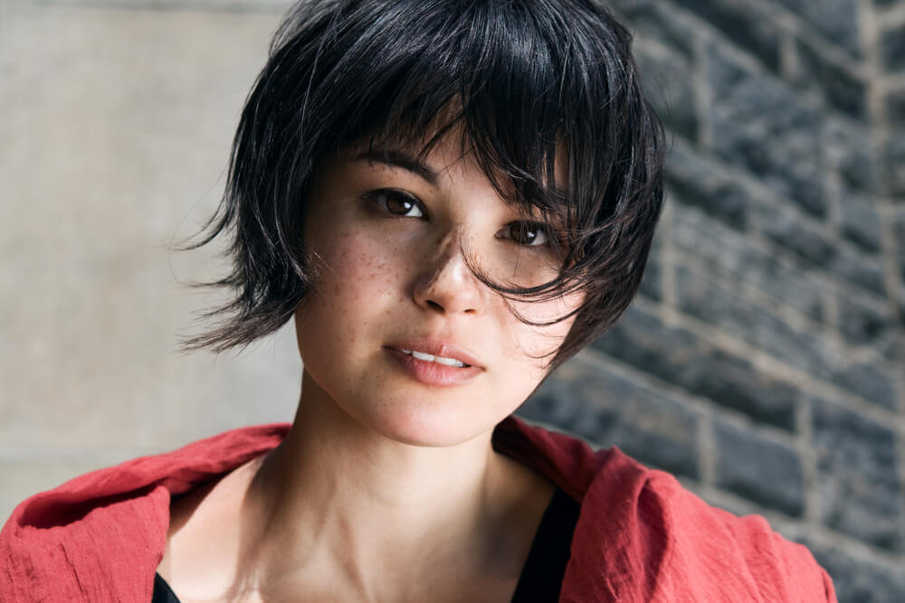 レイヤーショート 女性