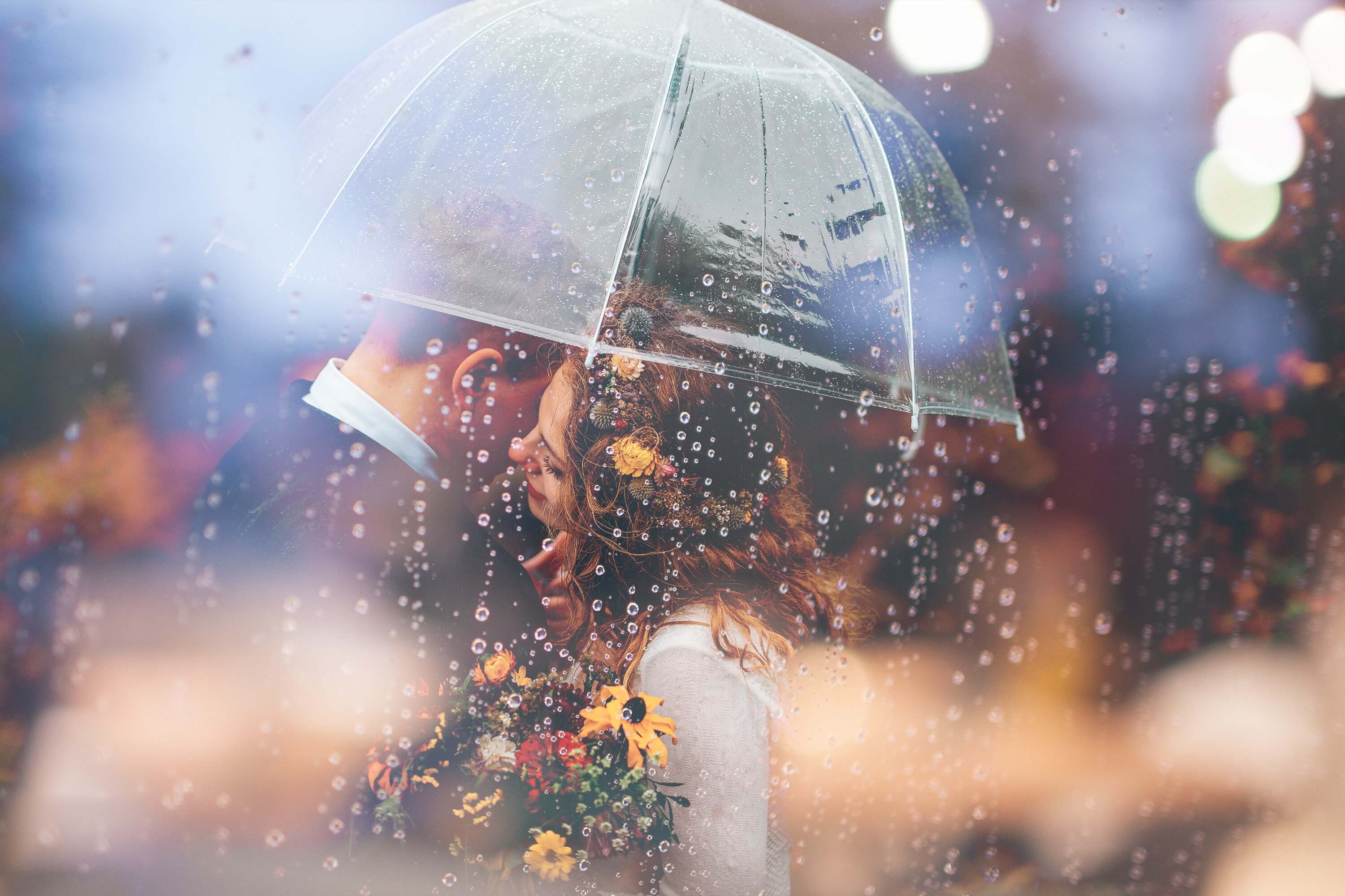 デート 雨