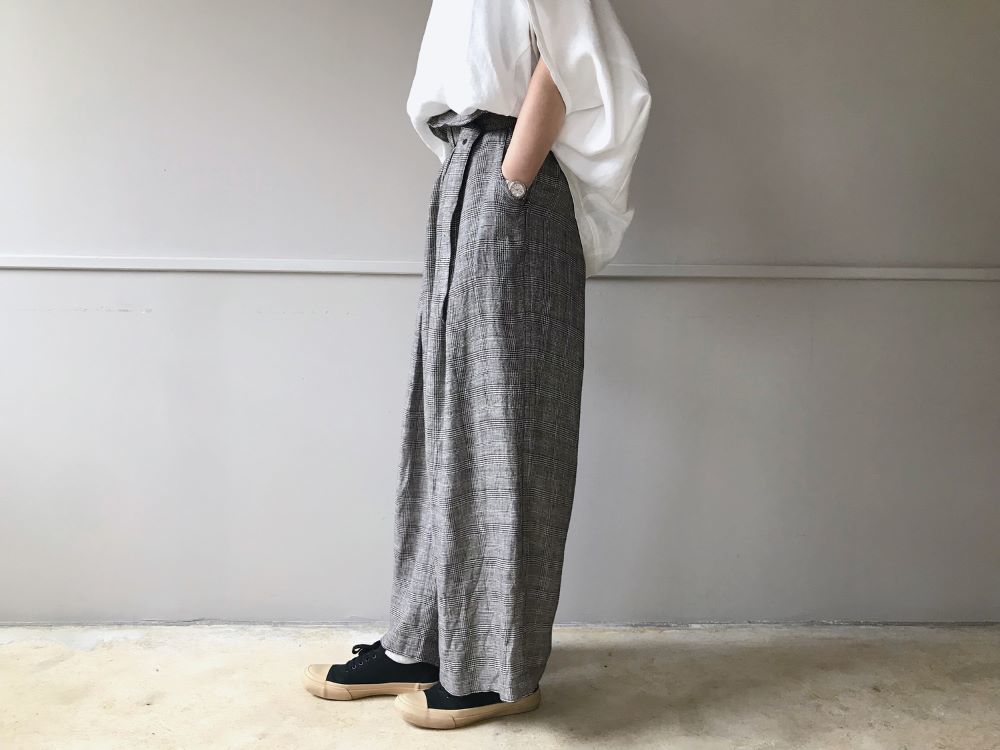 ワイドパンツコーディネート