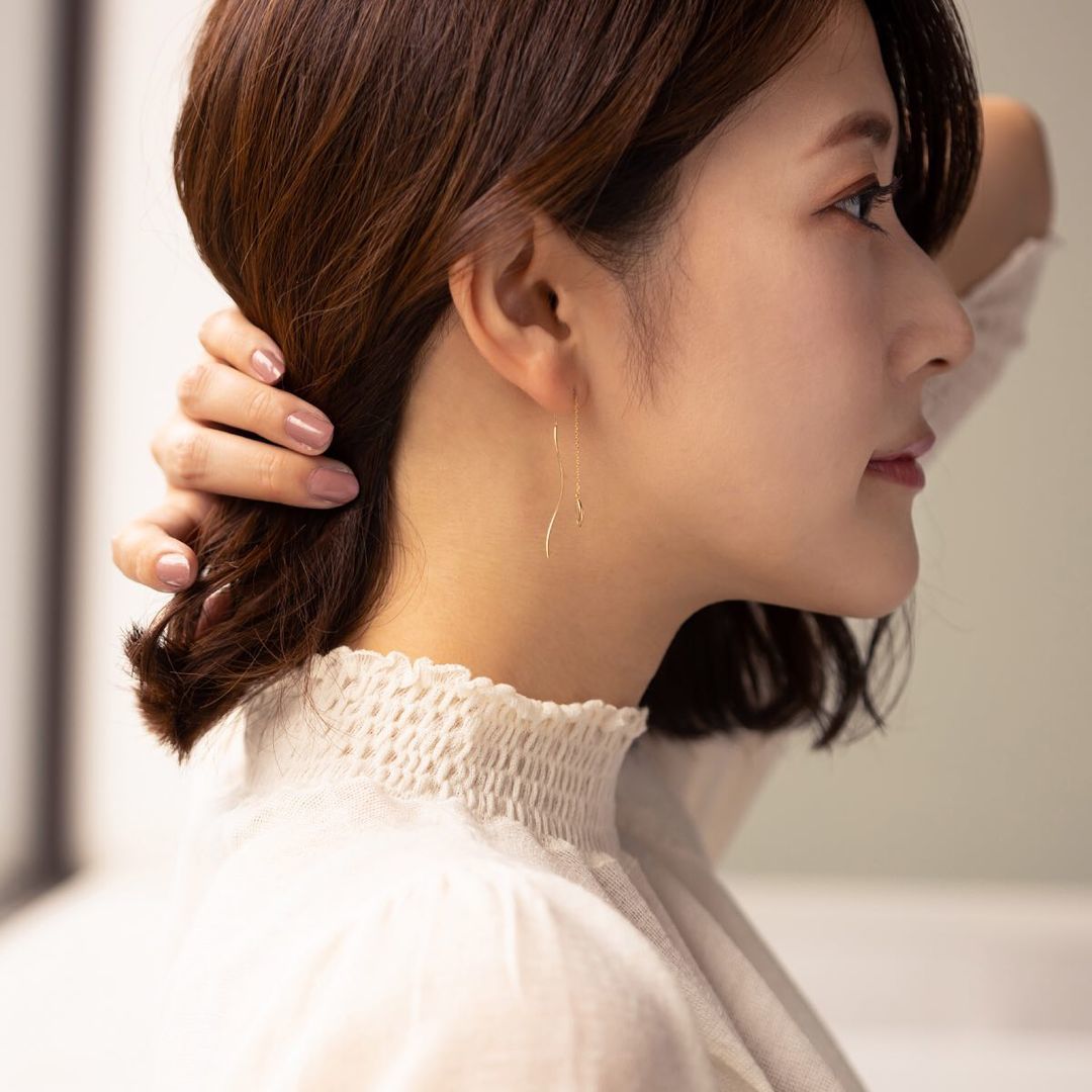 4℃のロングピアス
