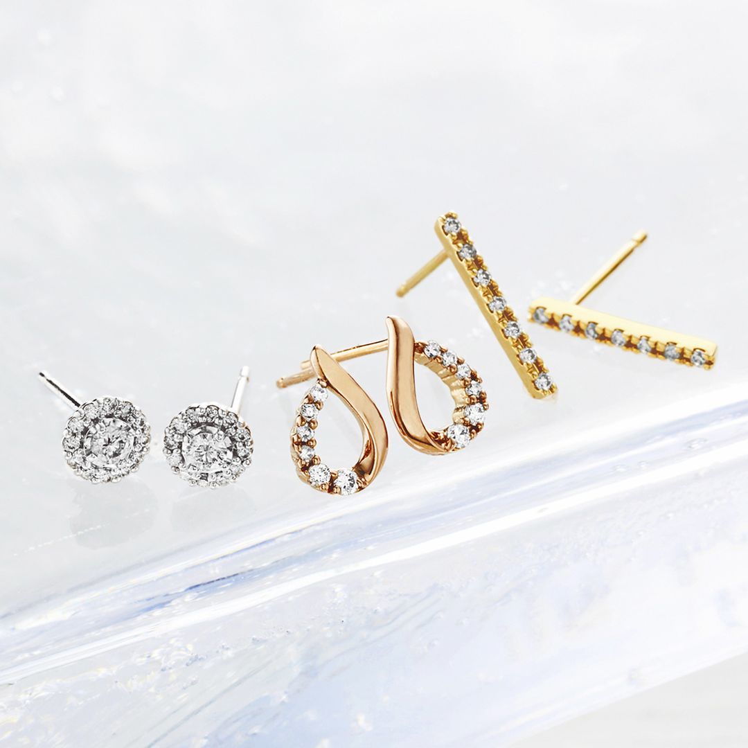 4℃のダイヤモンドピアス